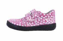 JONAP barefoot B1 S V růžová kytky SLIM   