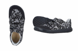 JONAP barefoot Nella černobílá kytky