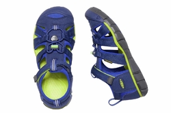 KEEN SEACAMP II CNX C- blue depths/chartreuse - modrá